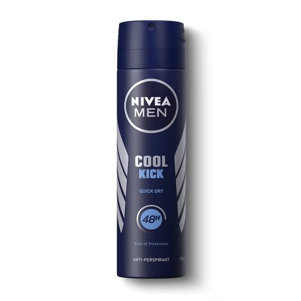 NIVEA DEODORANT COOL KICK MENS 150ML PACK OF 6