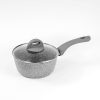 BLACKMOOR SAUCE PAN & LID 18CM GREY