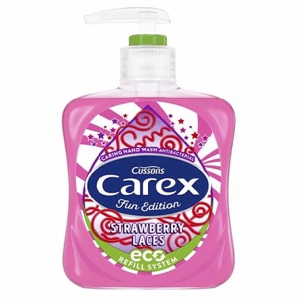 CAREX HAND WASH STRAWBERRY LACES 250ML PACK OF 6