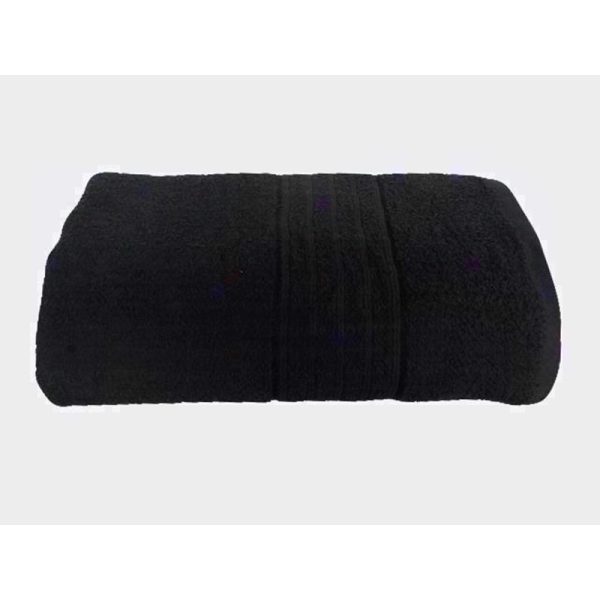 HAMPTON BATH SHEET BLACK PACK OF 4 80X140