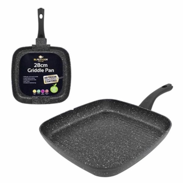 BLACKMOOR STONE GRIDDLE PAN 28CM