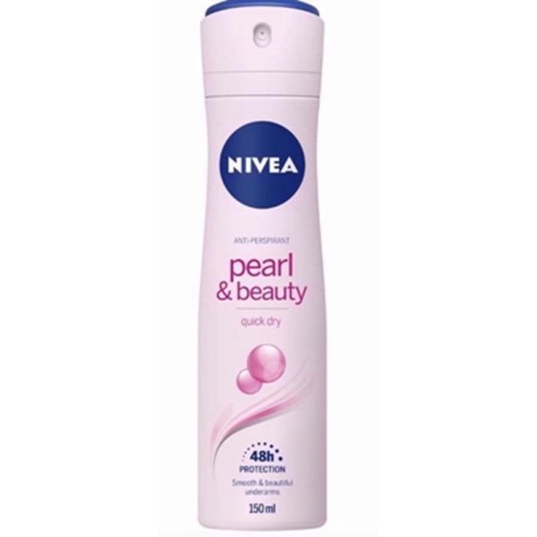 NIVEA DEODORANT PEARL & BEAUTY WOMEN 150ML PACK OF 6