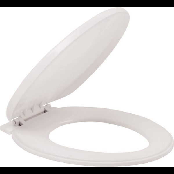 BRIGHT & HOMELY PLASTIC TOILET SEAT WHITE