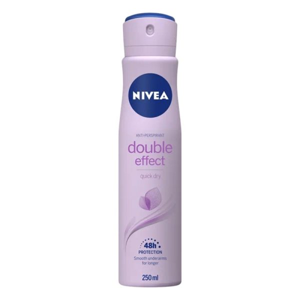 NIVEA DEO DOUBLE EFFECT WOMEN 250ML PACK OF 6