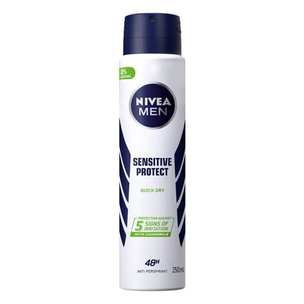 NIVEA DEO SENSITIVE PROTECT MENS 250ML PACK OF 6