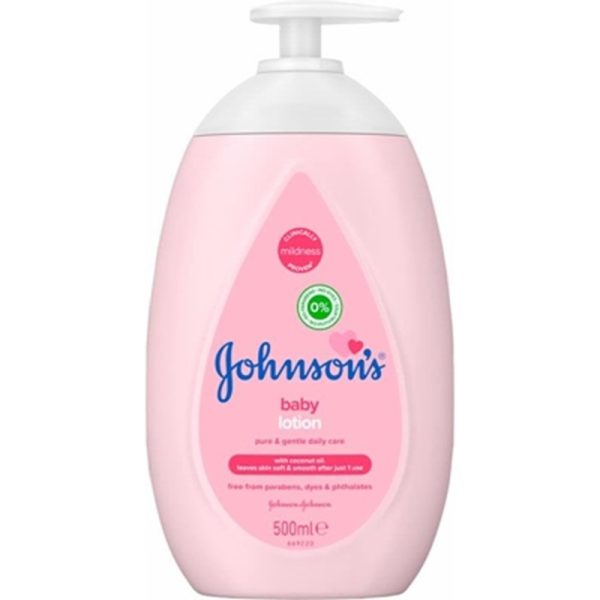 JOHNSONS LOTION PUMP 500ML PACK OF 6