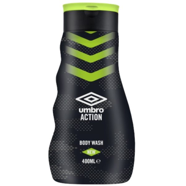 UMBRO BODY WASH ACTION 400ML PACK OF 12