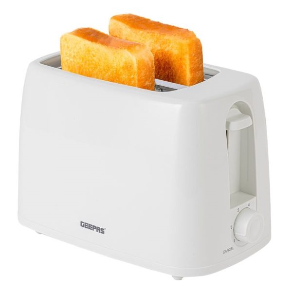 GEEPAS WHITE 2 SLICE TOASTER