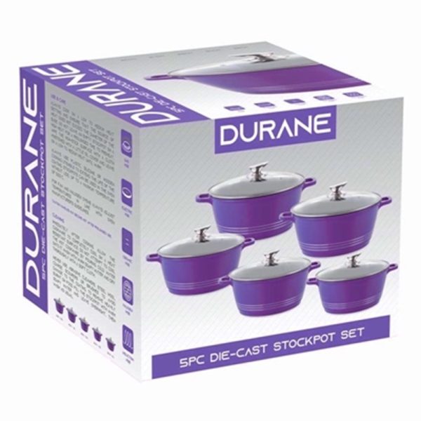 DURANE DIECAST 5 PCS SET PURPLE