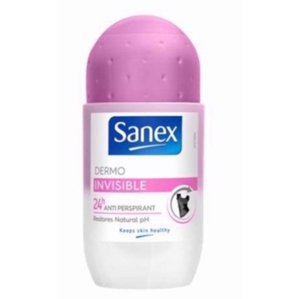 SANEX ROLL ON 50ML INVISIBLE DRY WOMEN PACK OF 6