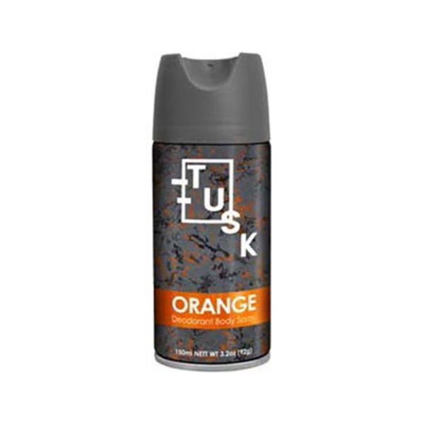 TUSK BODY SPRAY ORANGE MENS 150ML PACK OF 6