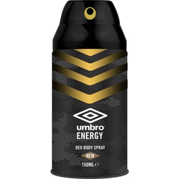 UMBRO DEO BODY SPRAY 150ML ENERGY PACK OF 6