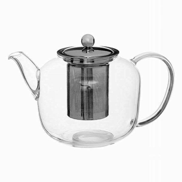 PREMIER HIGH BOROSILICATE TEAPOT WITH STRA