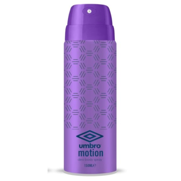 UMBRO DEO BODY SPRAY MOTION 150ML PACK OF 6