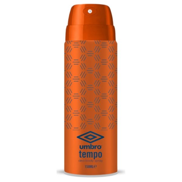 UMBRO DEO BODY SPRAY TEMPO 150ML PACK OF 6