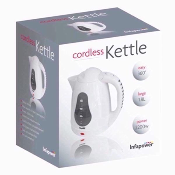 INFAPOWER CORDLESS KETTLE 360 DEGREE