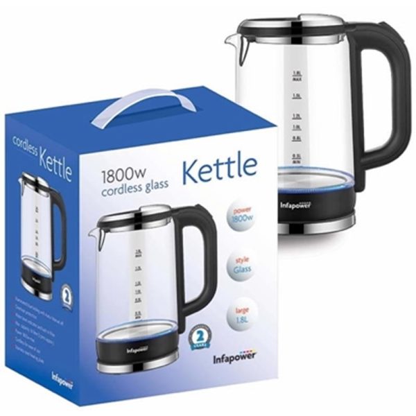 INFAPOWER GLASS KETTLE