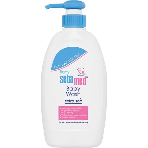 SEBAMED BABY WASH PUMP 400ML PACK OF 6