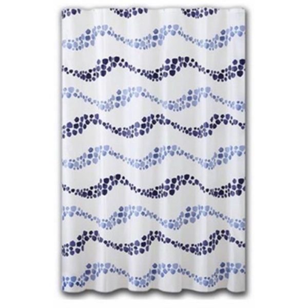 APOLLO SHOWER CURTAIN PEVA WAVE