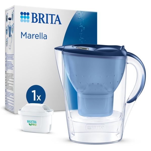 BRITA MARELLA WATER JUG BLUE 2.4LTR