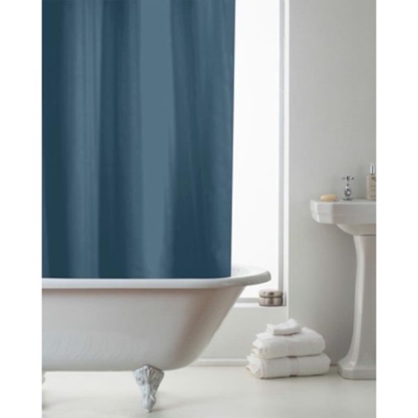 COUNTRYCLUB SHOWER CURTAIN NAVY