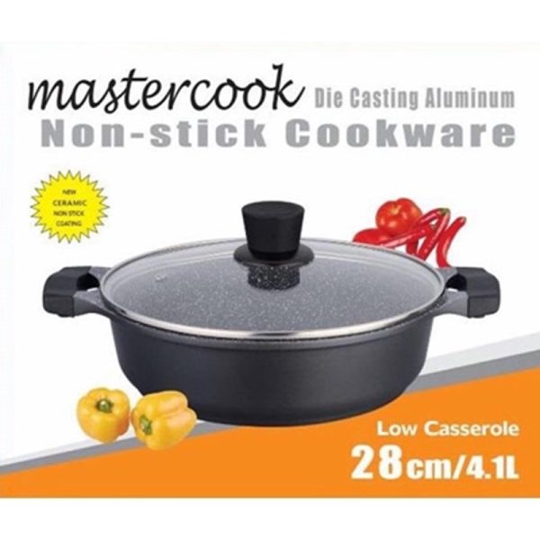 MASTER COOK CAST SHALLOW PAN 28CM