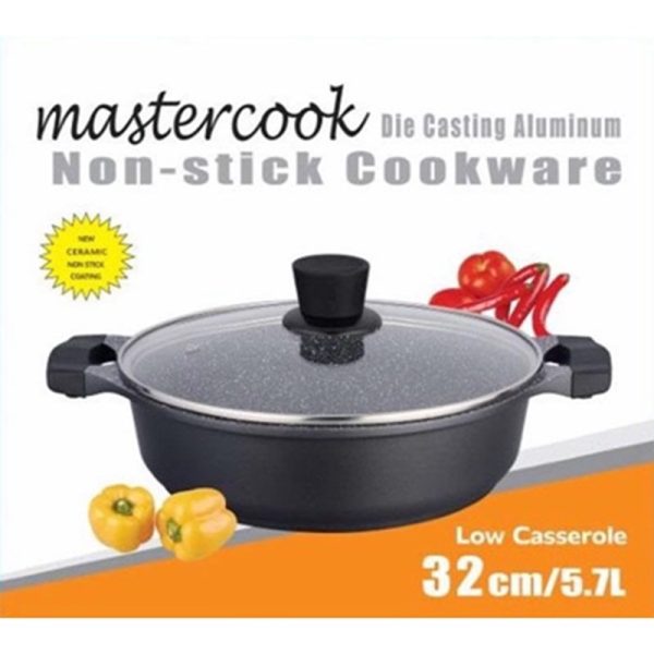 MASTER COOK CAST SHALLOW PAN 32CM