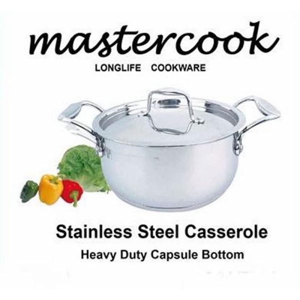 MASTER COOK S/S CASSEROLE 22CM