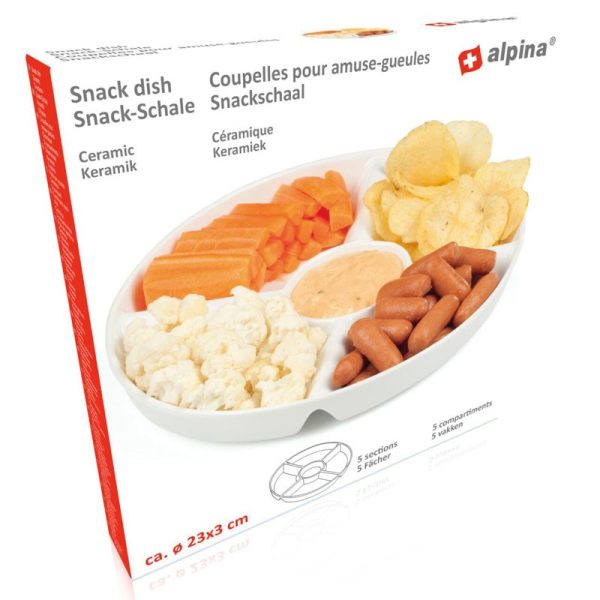 ALPINA SNACK PLATE D23X3CM