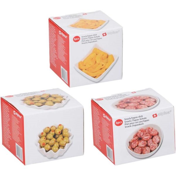 ALPINA TAPAS DISH PACK OF 3