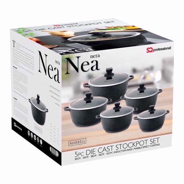 NEA DIECAST STOCKPOT MARBLE 5 SET BLACK