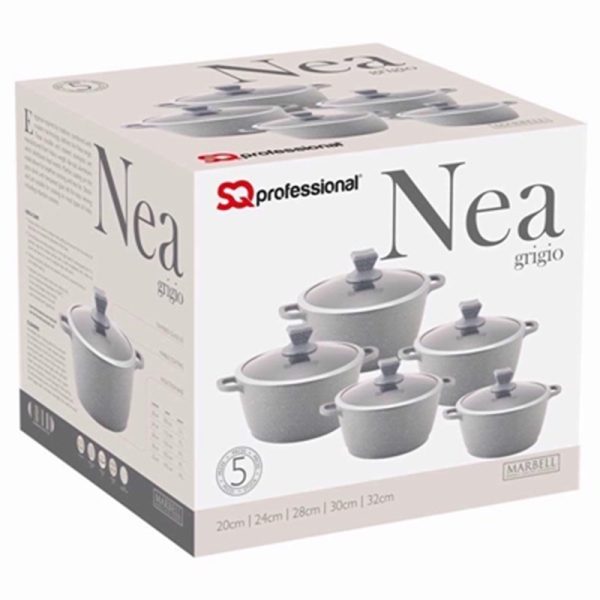 NEA DIECAST STOCKPOT MARBLE 5 SET GRIGIO