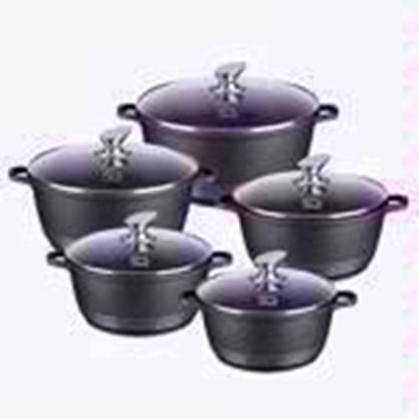 NEA DIECAST STOCKPOT SERAMIQ 5 SET BLACK