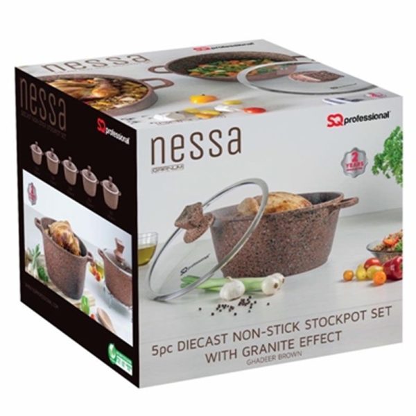 NESSA GRANUM CASSEROLE S/5 BROWN