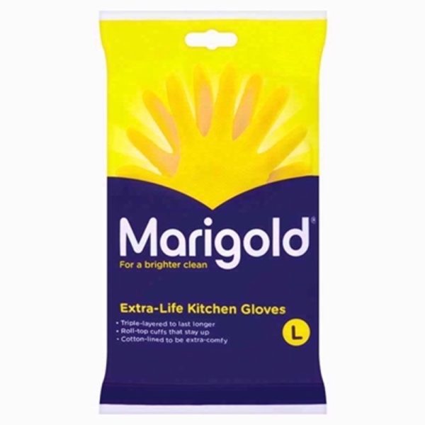 MARIGOLD KITCHEN GLOVES LARGE