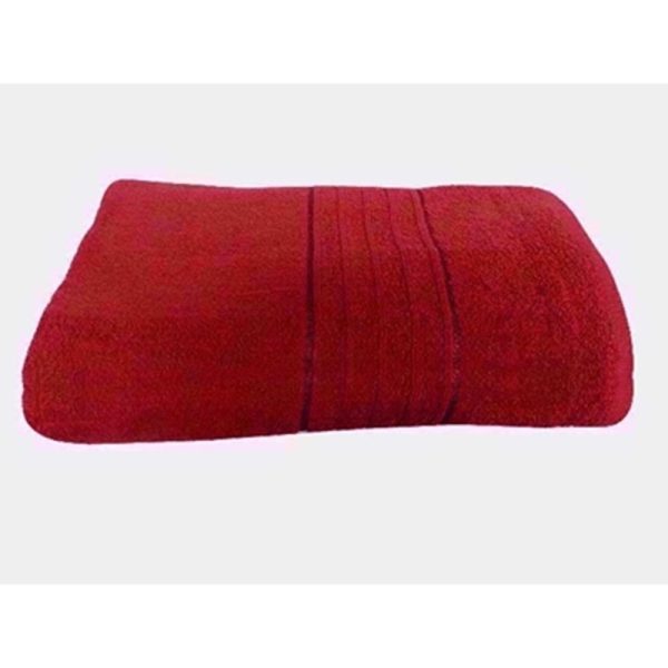 HAMPTON HAND TOWEL RED PACK OF 4 50X80CM