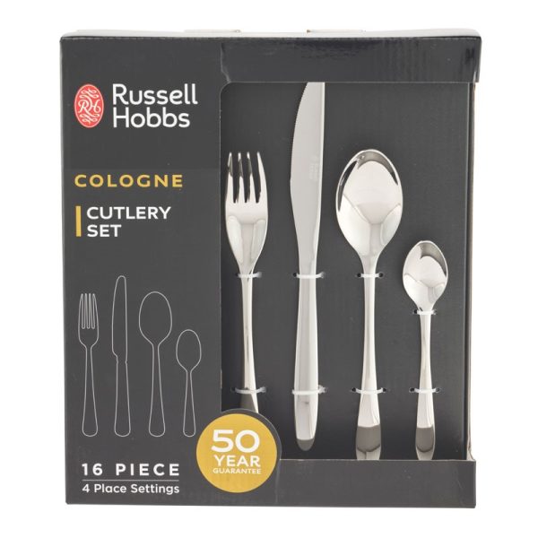 RUSSELL HOBBS COLOGNE CUTLERY SET 16 PIECE