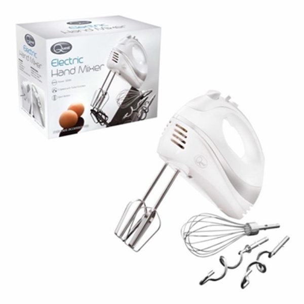 QUEST PROF HAND MIXER WHT/SLIVER 35890