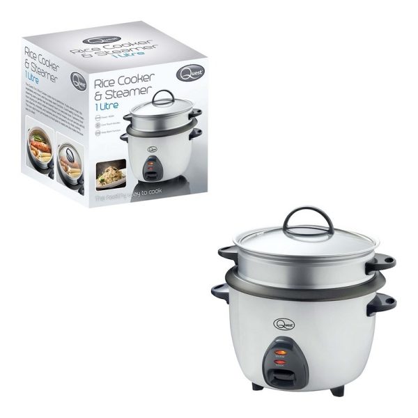 QUEST 1 LTR RICE COOKER AND STEAMER