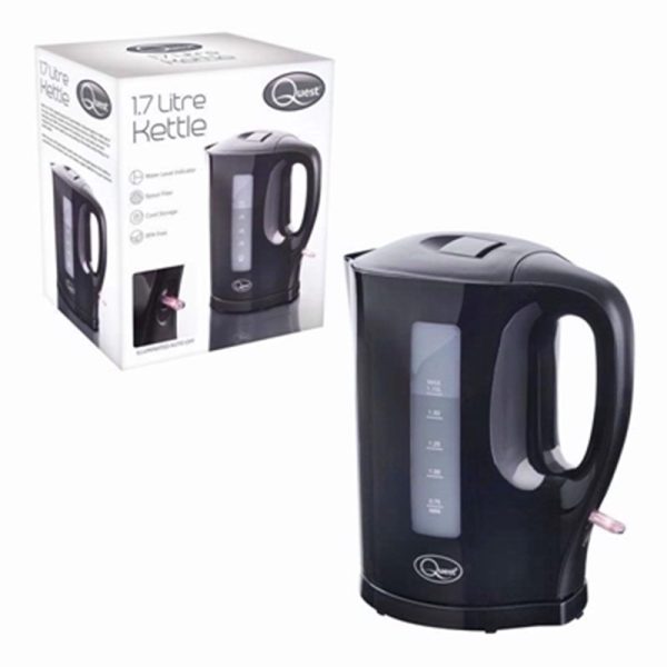 QUEST 1.7LTR KETTLE BLACK 35109 25.11