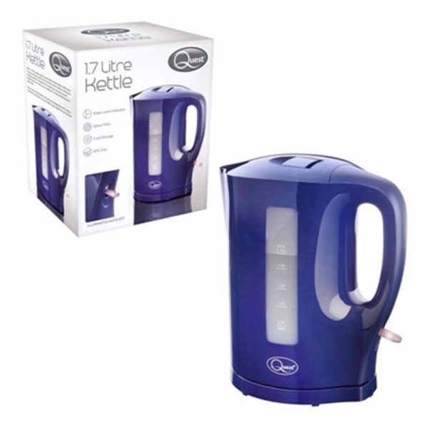 QUEST 1.7LTR KETTLE BLUE 35009