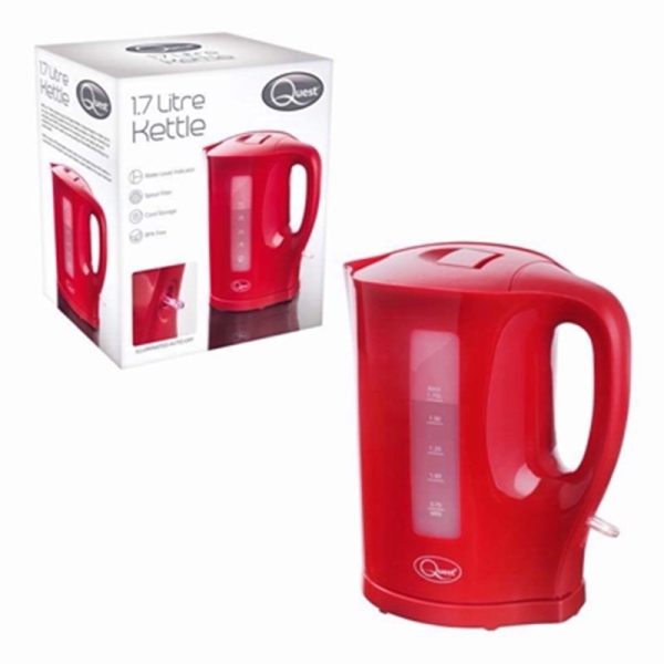 QUEST 1.7LTR KETTLE RED 35429