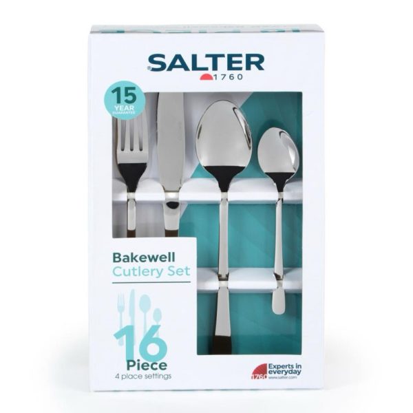 SALTER BAKEWELL CUTLERY SET 16 PIECE