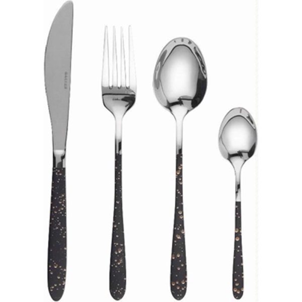 SALTER MARBLE GOLD CUTLERY SET 16PC