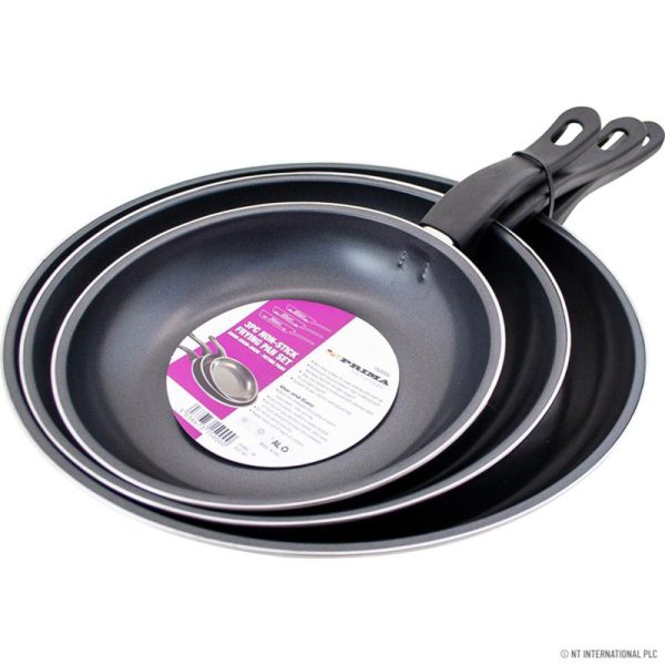 PRIMA NON STICK FRYING PAN SET 3PC