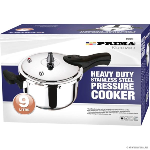 PRIMA PRESSURE COOKER 9L