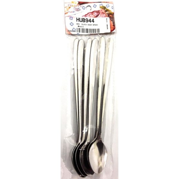 SODA SPOON PLAIN PACK OF 6