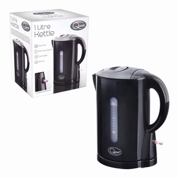 QUEST BLACK 1LTR KETTLE 35039