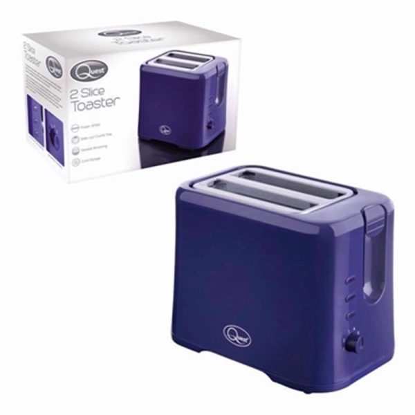 QUEST BLUE TOASTER 2 SLICE 34869