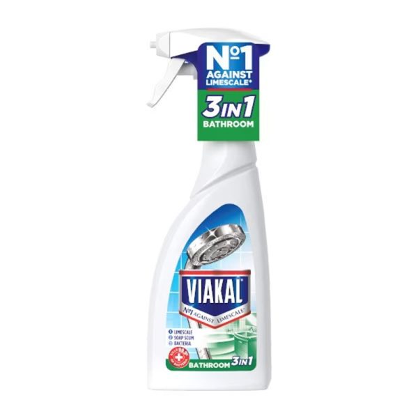 VIAKAL 3 IN 1 ANTI-BACTERIAL BATHROOM SPRAY 500ML PACK OF 10